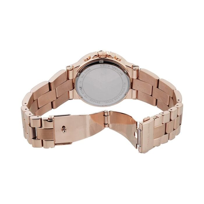 Michael Kors Ladies Mini Dylan Glitz Rose Gold Watch - MK5586 - Image 2